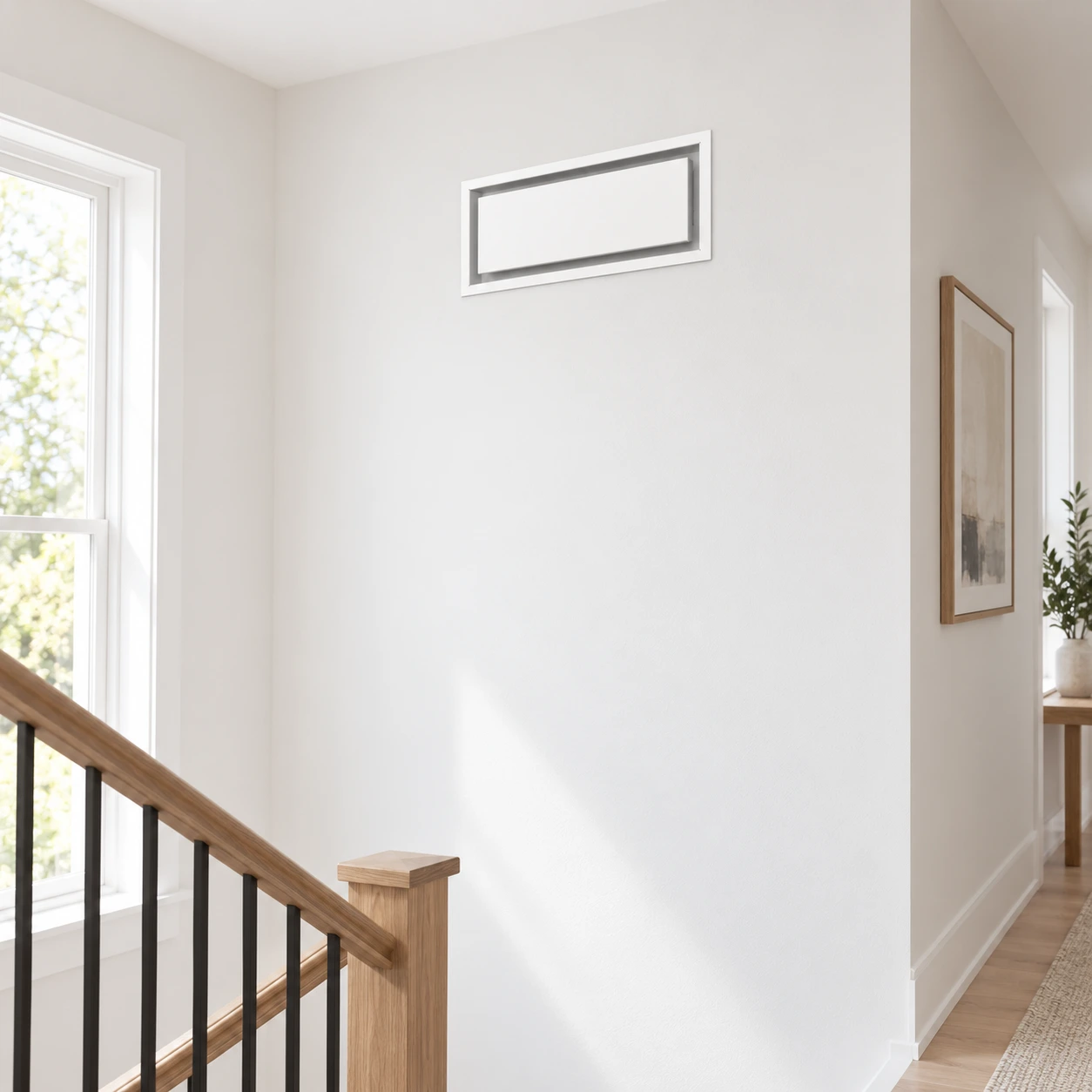 6x20 Wall Vent Cover - White Paintable - Image 2